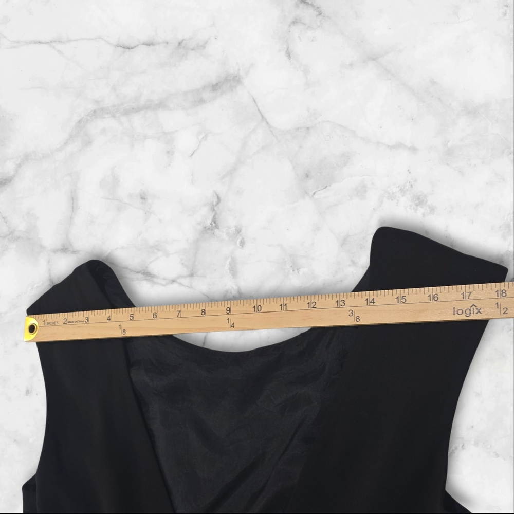 Suzi Chin for Maggy LBD Sleeveless Black Formal Dress  Size 12- A34 - Picture 8 of 8